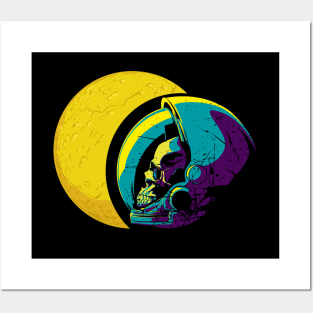 Moon. Astronaut. Posters and Art